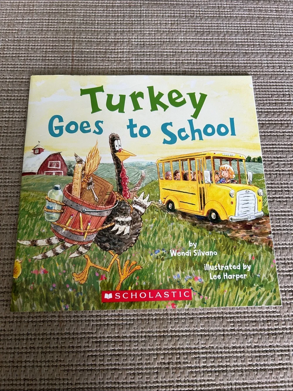 Scholastic Turkey Children's Book Set - Yellow, Green, Red, White